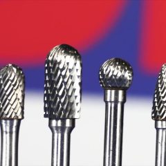 SJ3 3/8" X 5/16" 60 Carbide Burr 1/4" Shank - Image 3