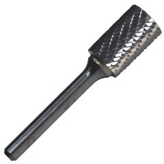 SA3A 3/8" X 1" Cylindrical Carbide Burr 1/4 Shank