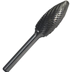SH5 1/2" X 1-1/4" Flame Carbide Burr 1/4 Shank