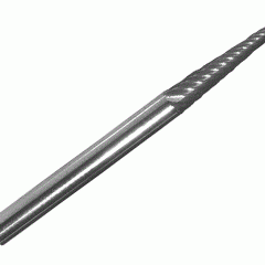 SL81 3/16" X 7/16" Cone 14 Taper Carbide Burr 3/16" Shank