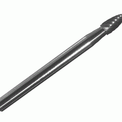 1/8" X 1/4" SH41 Flame Carbide Burr 1/8" Shank