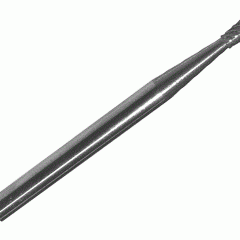 SN41 3/32" X 1/8" Inverted Cone Carbide Burr 1/8" Shank
