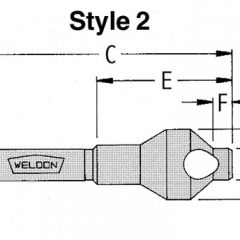 5/16" X 21/64"82 Degree Piloted Countersink