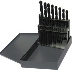 1/16"-3/8" x 64ths 21 Piece Tin Coated Drill Bit Set
