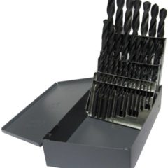 1/16"-1/2"x64ths 29 Piece HSS Screw Machine Drill Bit Set