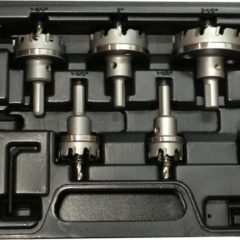 Electricians Carbide Tipped Hole Cutter Set - 3/16" Depth of Cut