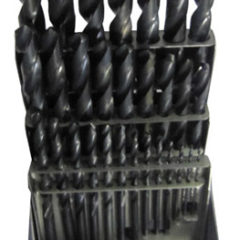 1/16"-1/2"x64ths 29 Piece HSS Drill Bit Set - 3/8" Shank