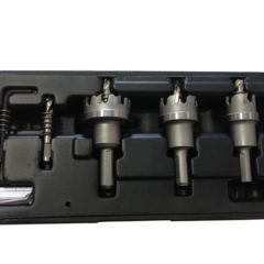 3 Piece Carbide Tipped Hole Cutter Set - 3/16" Depth of Cut