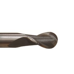 1/8" X 3/8" HSS 2 Flute Single End Ball End Mill - Image 4