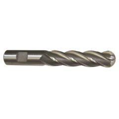 5/8" X 5/8" HSS 4 Flute Single End Ball End Mill - Image 2