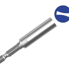 3" Stainless Steel Magnetic Bit Holder with Cap