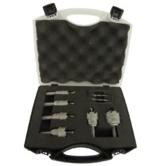 6 Piece Carbide Tipped Hole Cutter Set - 3/16" Depth of Cut