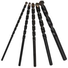 3/16" - 1/2" x 6" 5 Piece Carbide Tipped Masonry Drill Bit Set