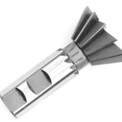3/8" 45 Degree HSS Weldon Shank Dovetail Cutter