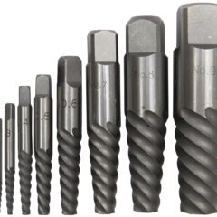 9 Piece Carbon Steel Screw Extractor Set