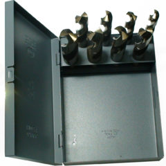 9/16"-1"x16ths 8 Piece Cobalt Reduced Shank Drill Bit Set