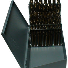 A - Z 29 Piece Cobalt Jobber Length Drill Bit Set