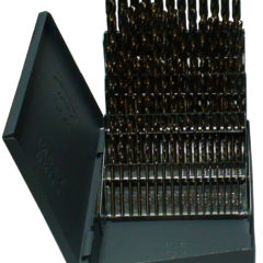 #1-#60 60 Piece Cobalt Jobber Length Drill Bit Set
