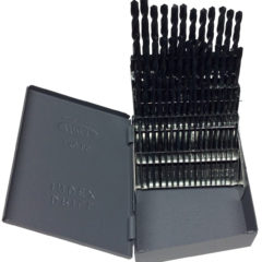 #1-#60 60 Piece HSS Jobber Length Drill Bit Set