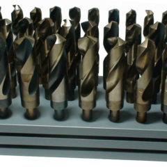 1/2"-1"x64ths 33 Piece Cobalt Reduce Shank Drill Bit Set