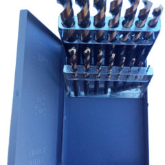 1/16"-1/2"x32nds 15 Piece Black & Gold Drill Bit Set