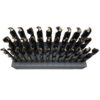 1/2"-1"x64ths 33 Piece HSS Black & Gold Reduce Shank Drill Bit Set