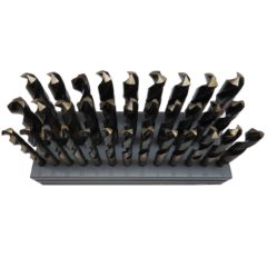 1/2"-1"x64ths 33 Piece HSS Black & Gold Reduce Shank Drill Bit Set