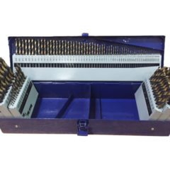 KFD Black & Gold HSS Split Point Jobber Drill Bit 115 Piece Set: #1-60 & A-Z & 1/16-1/2x64ths