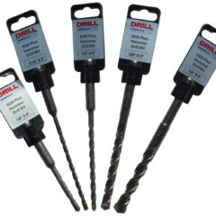 1/4" - 1/2" 5 Piece SDS-Plus Hammer Bit Drill Bit Set