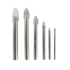 1/8" - 3/8" 5 Piece Carbide Tipped Glass & Tile Drill Bit