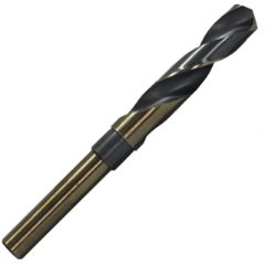 1/2" Reduced Shank HSS Black & Gold KFD Drill Bit - 3/8" Shank