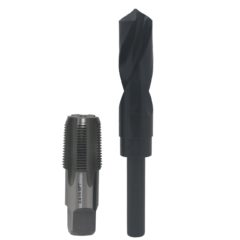 3/4" Carbon Steel NPT Tap and 59/64" HSS Drill Bit