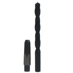 1/4" Carbon Steel NPT Tap and 7/16" HSS Drill Bit