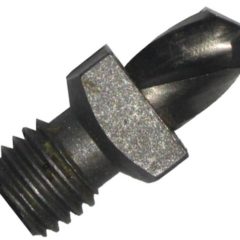 #8 Cobalt Very Stubby Threaded Shank Drill Bit - Overall Length 3/8
